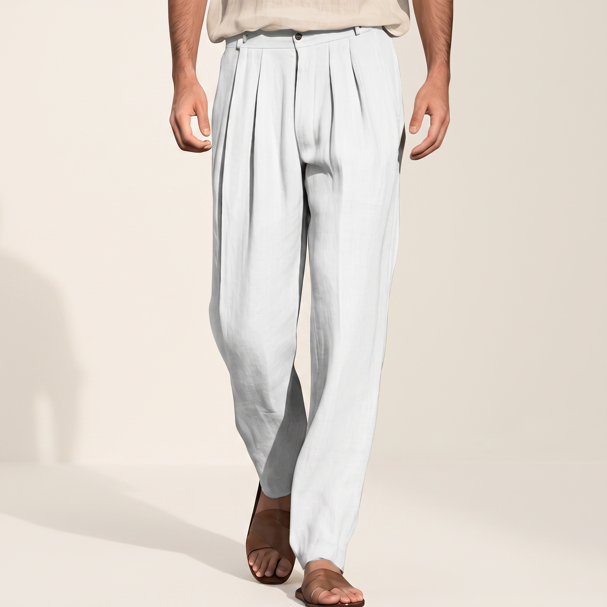Randall - Komfortable, weite Faltenhose