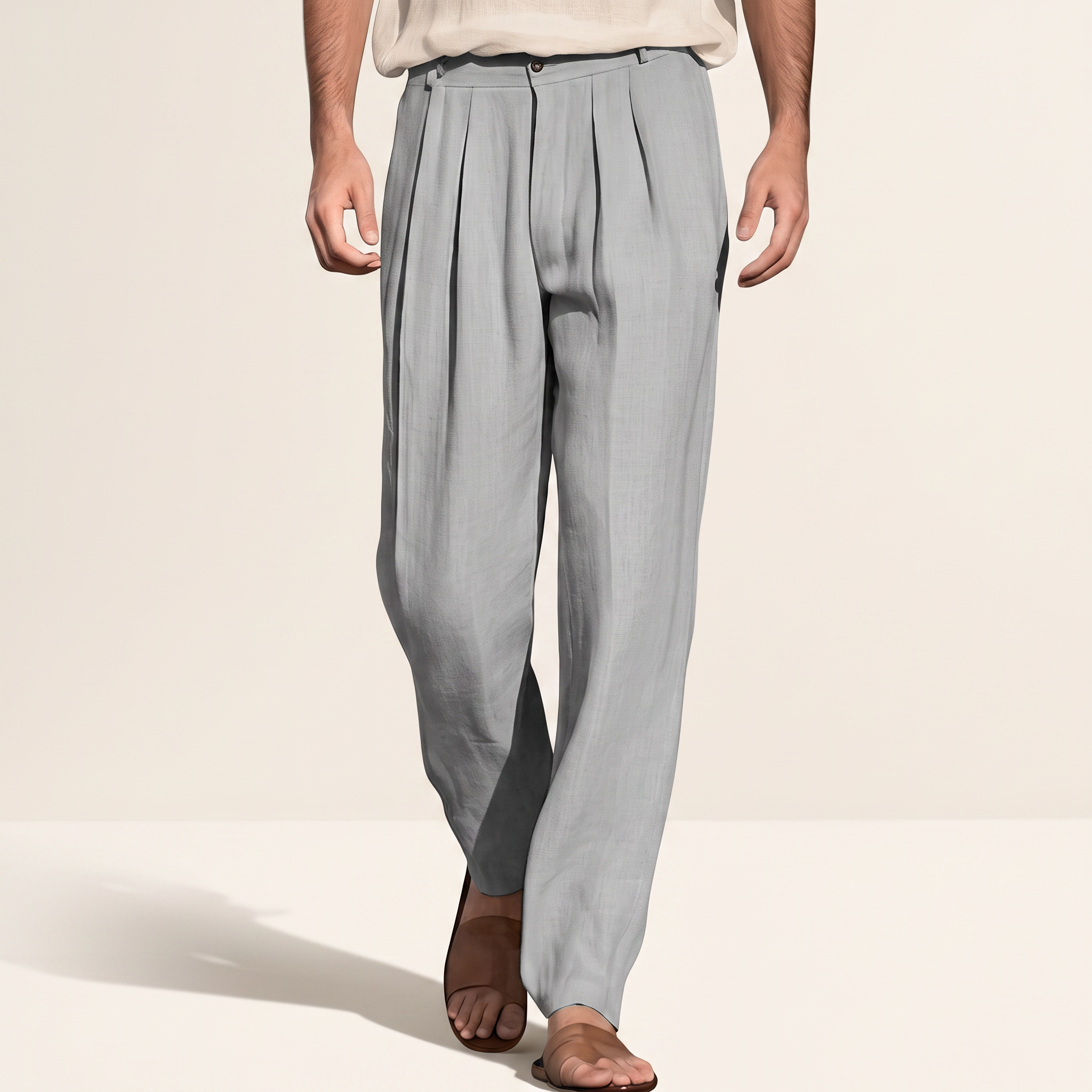 Randall - Komfortable, weite Faltenhose