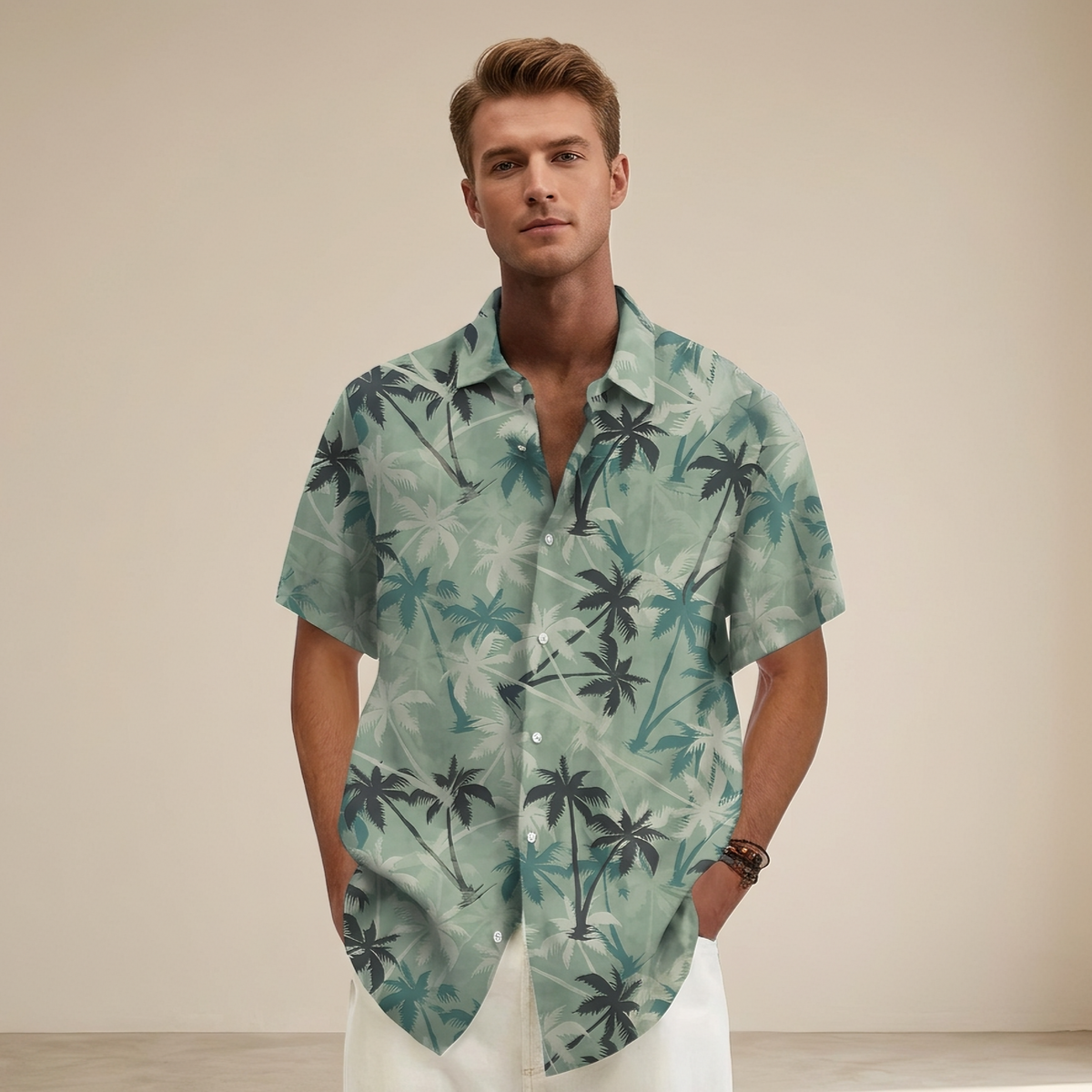 Jenson - Oberteil mit hawaiianischem Muster