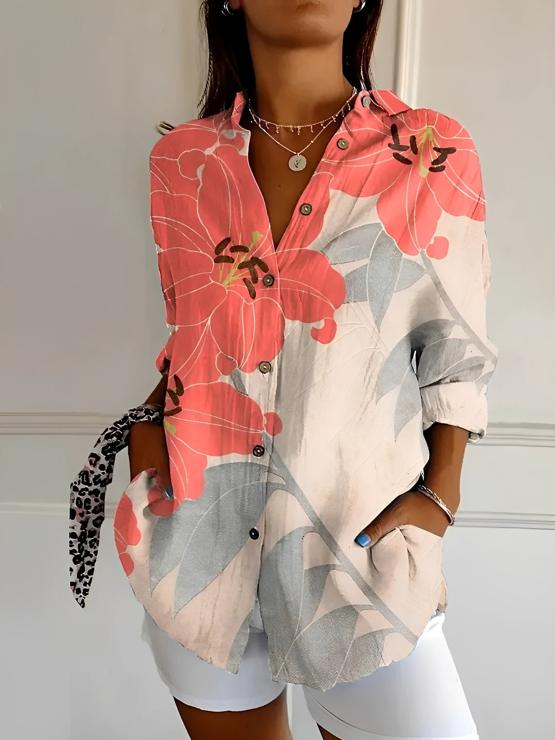 Chantelle - Bluse elegant mit Knopfleiste für Frauen