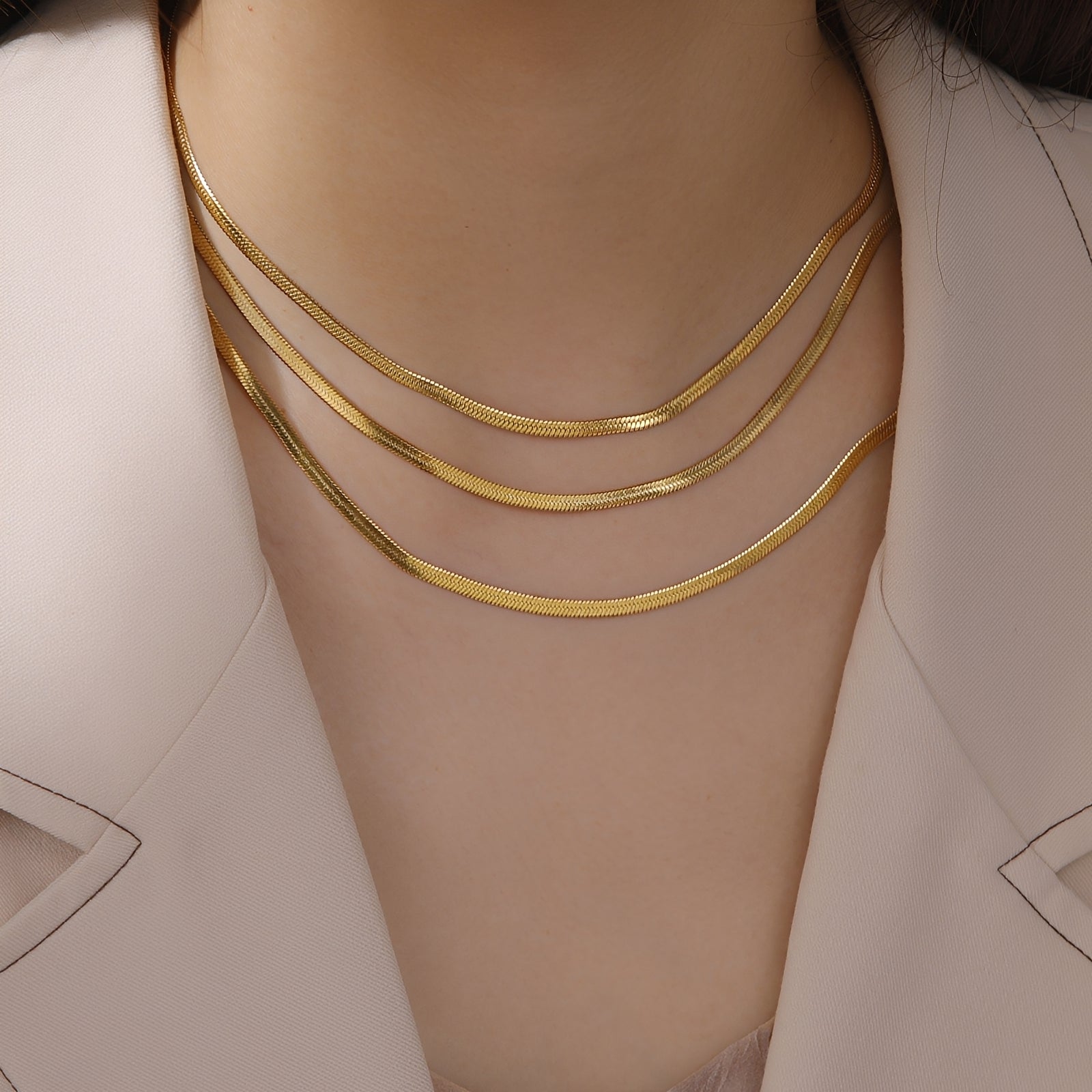 Naomie – Choker-Halskette mit Schlangenmuster