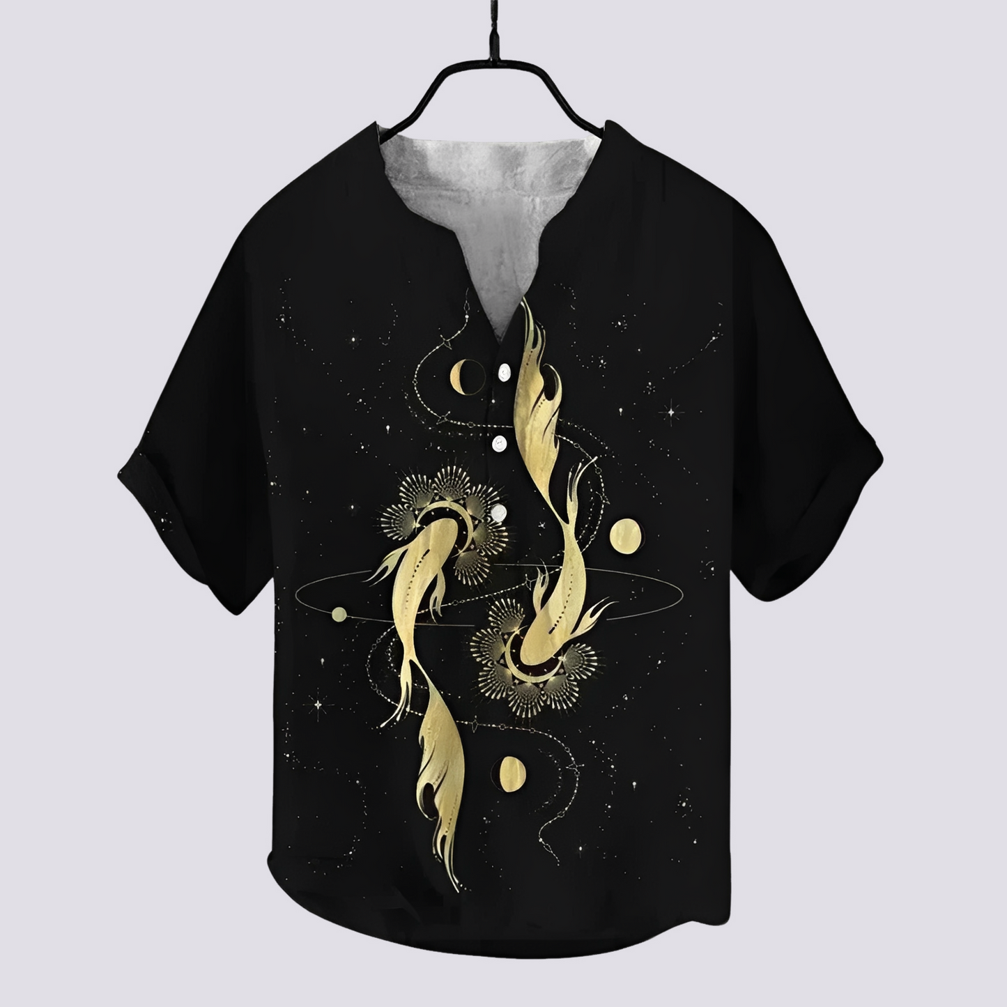 Fiona - Elegantes T-Shirt mit künstlerischem Druck für Frauen