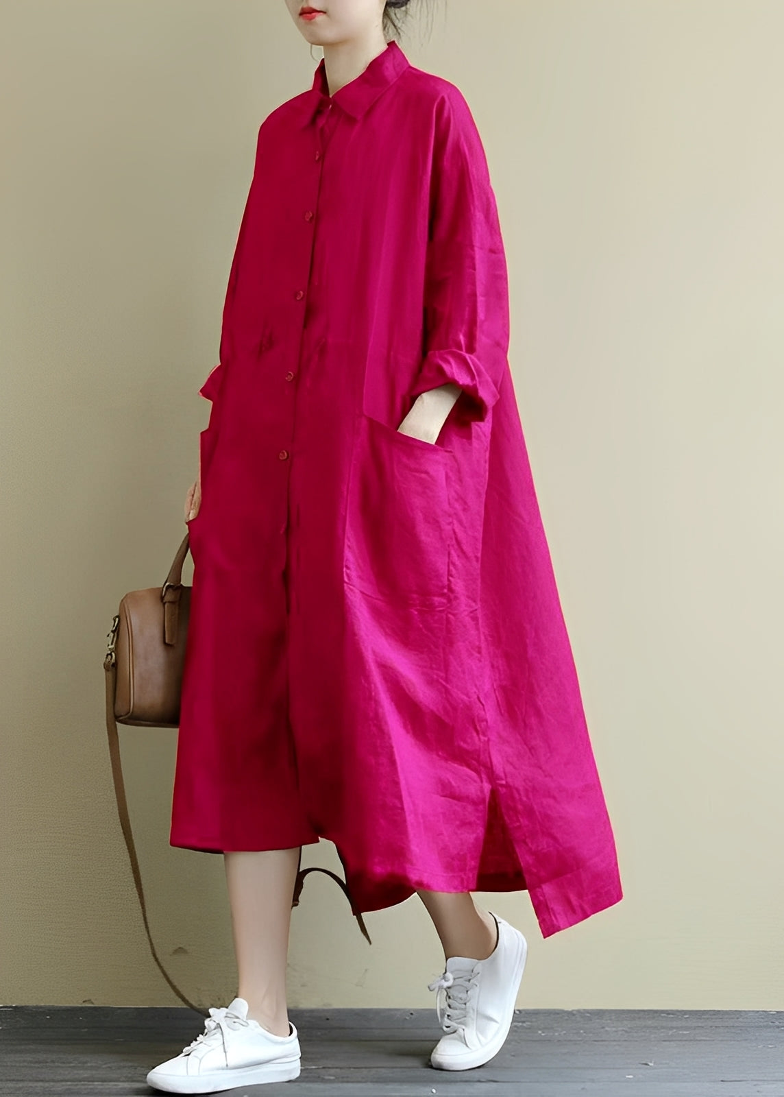 Monica - Lässiges Hemdkleid für Frauen