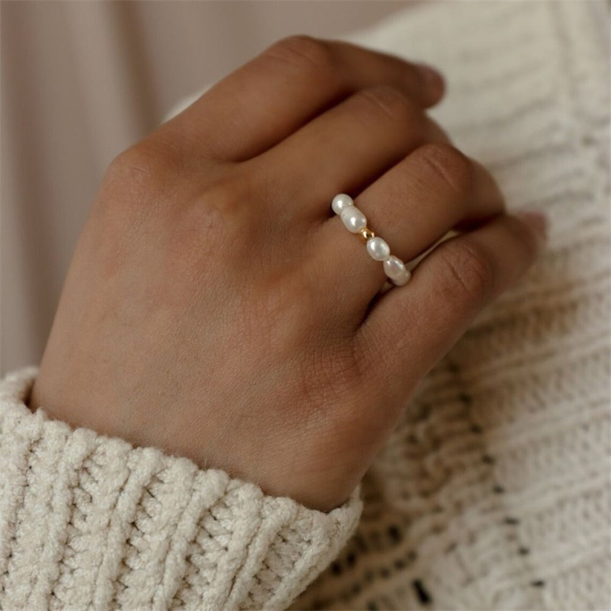 Fenna – Ring zur Stressreduktion mit Perle