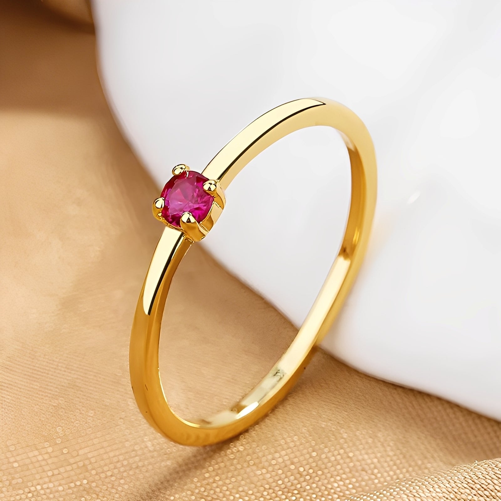 Rowena – Stapelring mit Geburtsstein