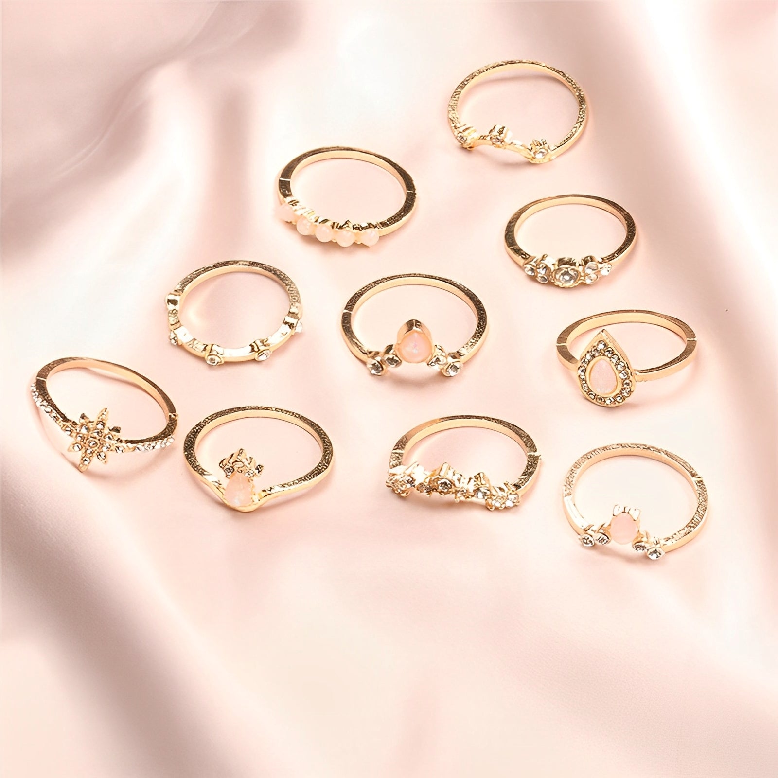 Noémie – Premium Set von 8 bis 12 besonderen Ringen