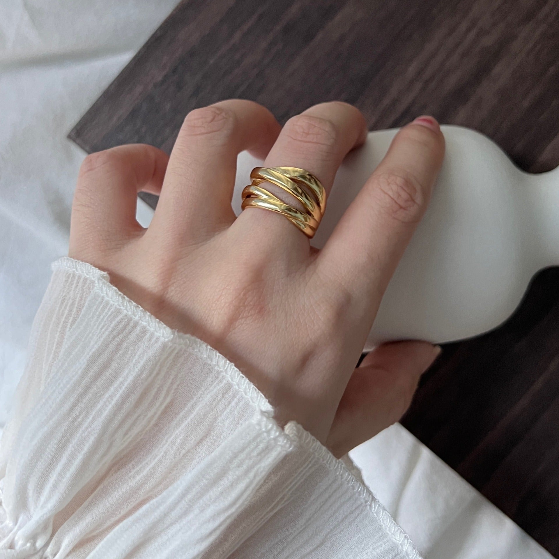 Riley – Geometrischer Ring der romantischen Liebe