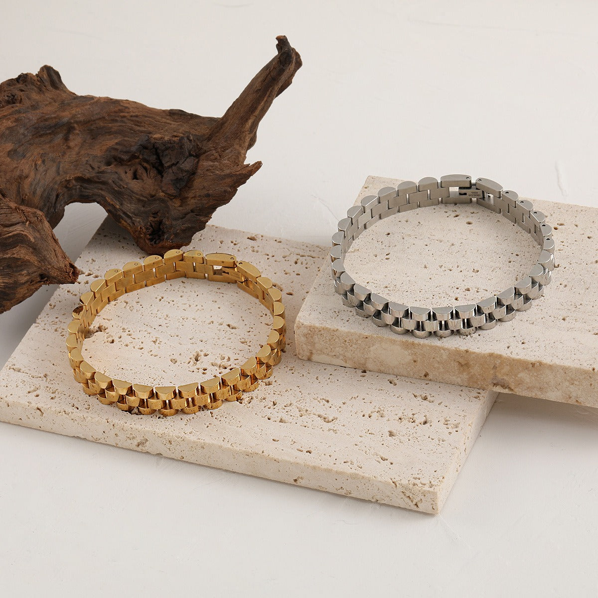 Bianca – Kettenarmband im Uhrenstil