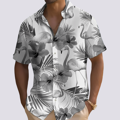 Philip - Chic Hemd mit hawaiianischem Muster für Männer