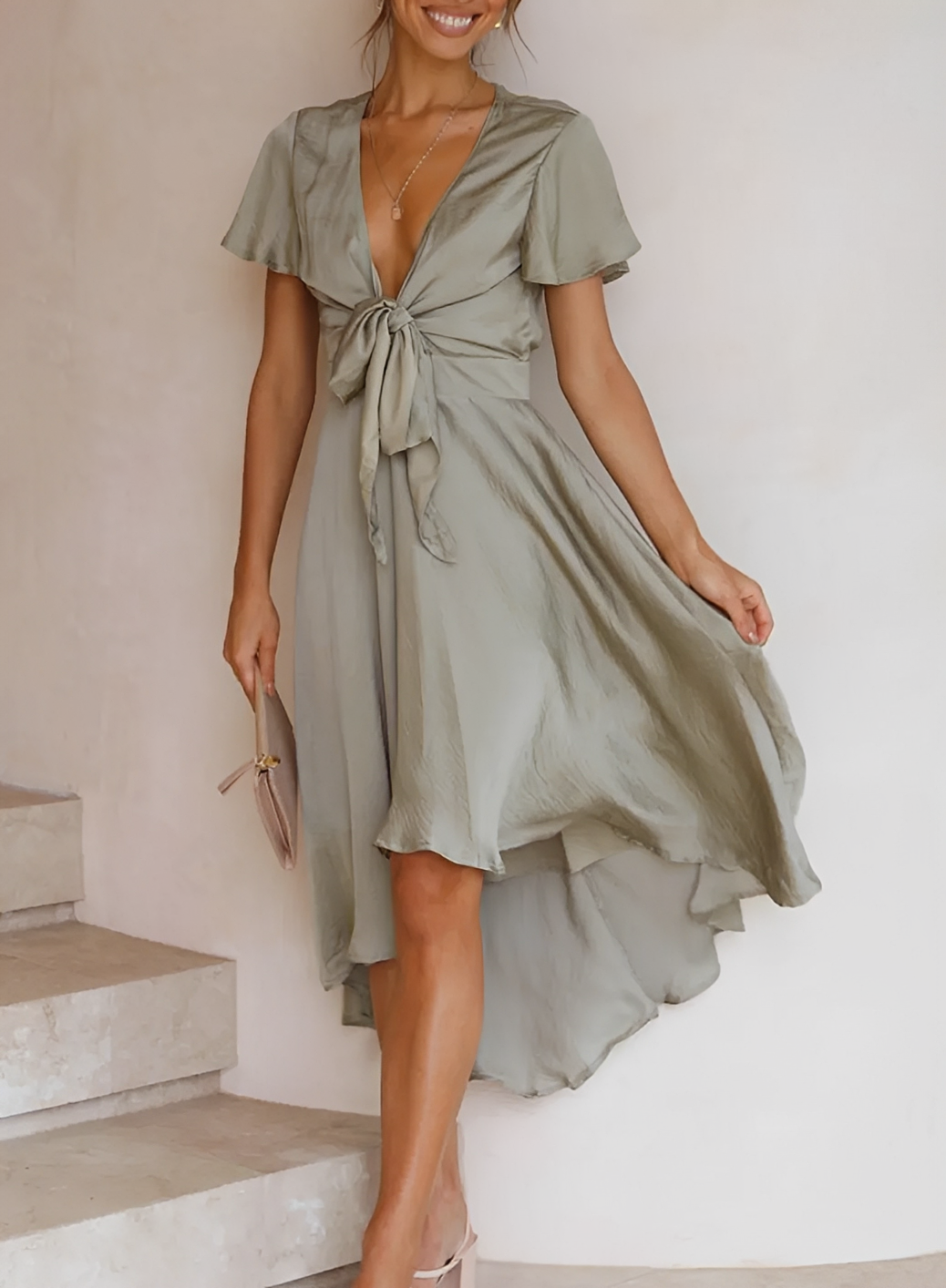 Ellia - Elegantes und asymmetrisches Kleid für Frauen