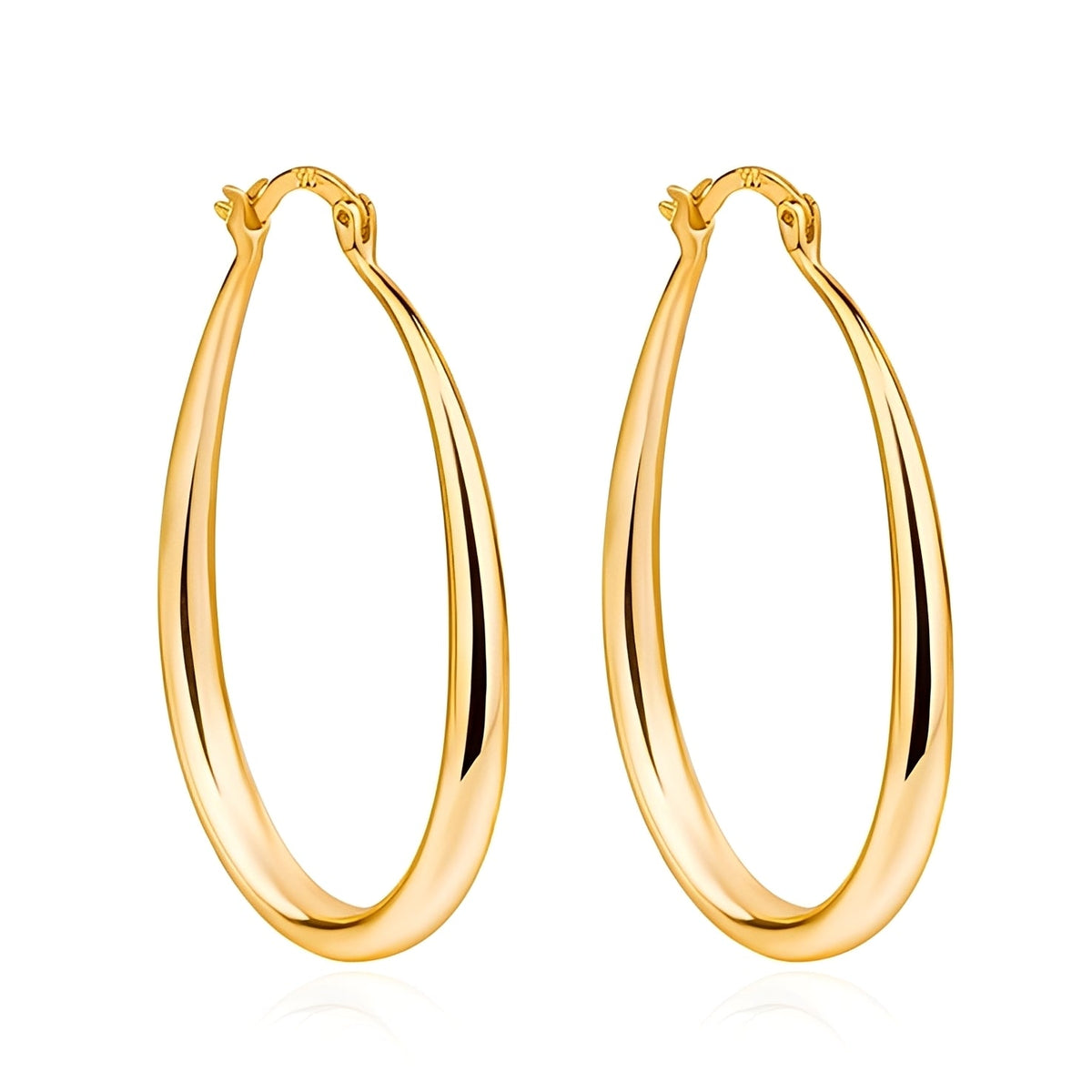 Elysse – Stilvolle Creolen in Gold