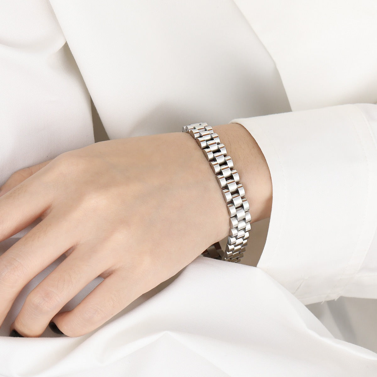 Bianca – Kettenarmband im Uhrenstil