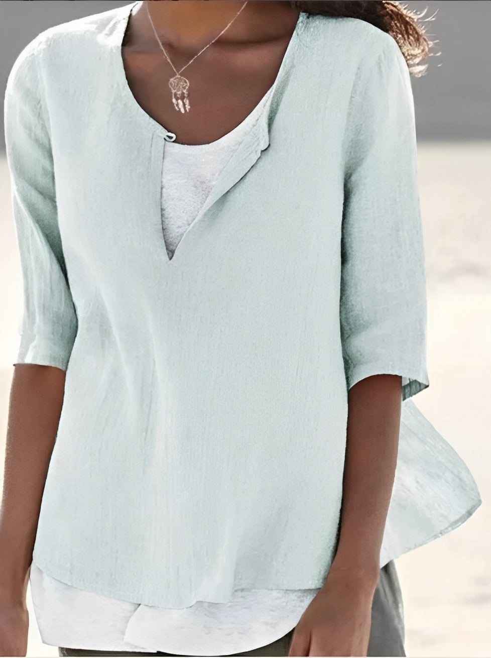 Shania - Bluse elegant mit Lageneffekt für Frauen