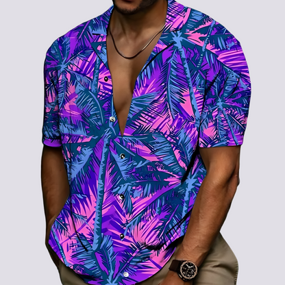 Philip - Chic Hemd mit hawaiianischem Muster für Männer