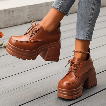 Gabriella - Elegante und dicke Schuhe mit hohen Absätzen für Frauen