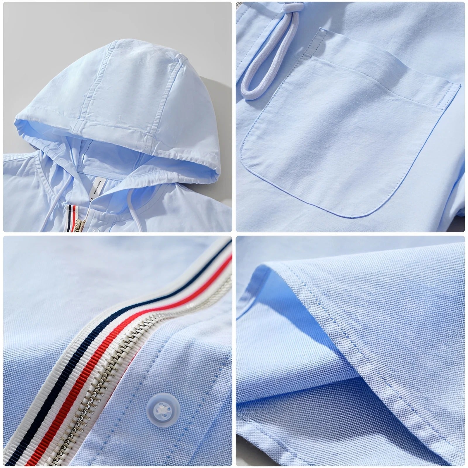 Richard - Langarmshirt lässig mit Kapuze für Herren
