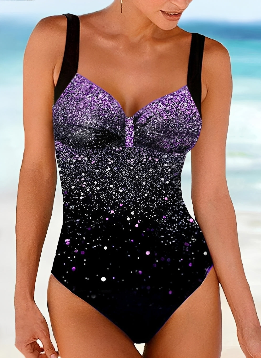 Karen - Eleganter Push-up-Badeanzug für Frauen