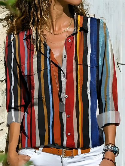 Kathleen - Bluse elegant mit verspieltem Schnitt für Frauen
