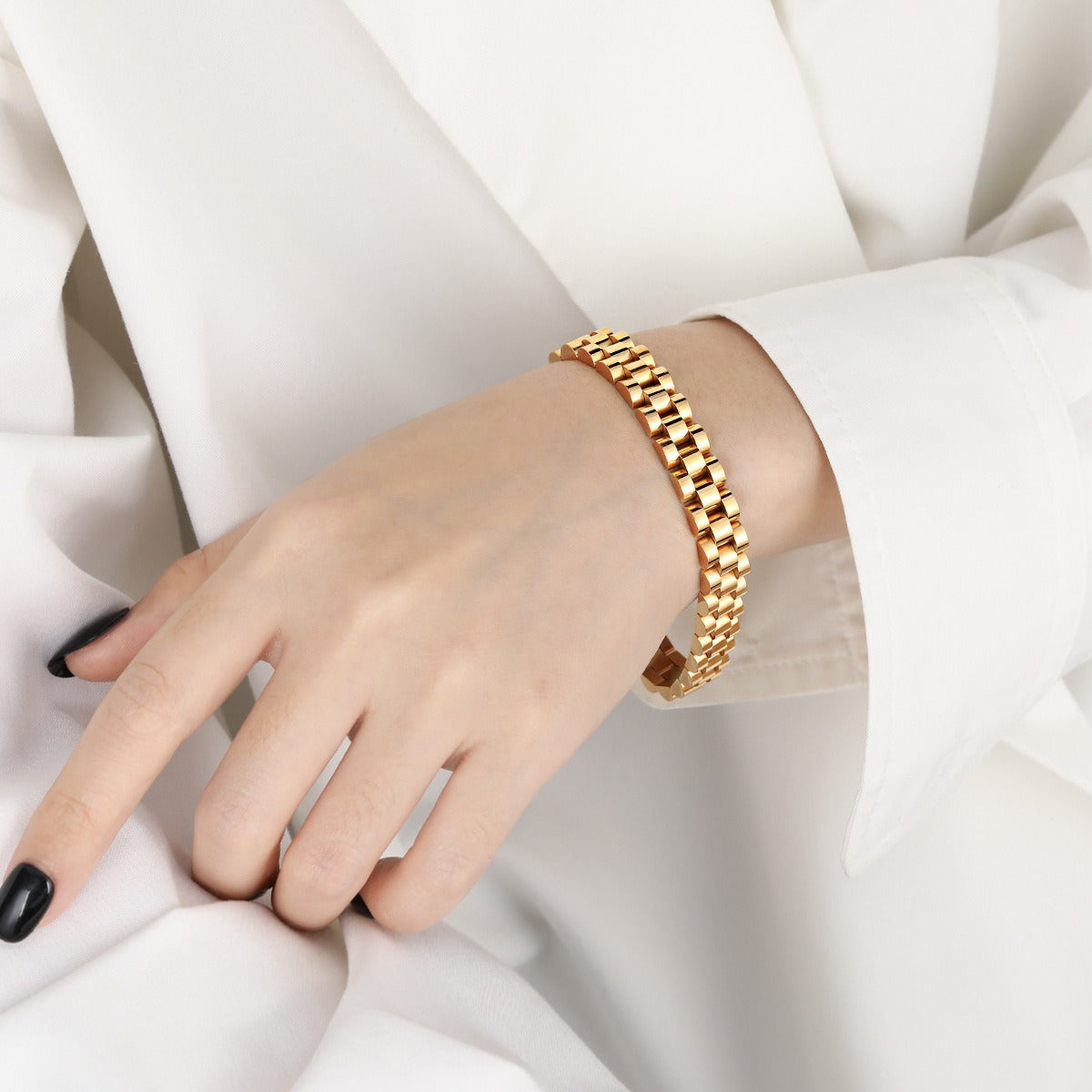 Bianca – Kettenarmband im Uhrenstil