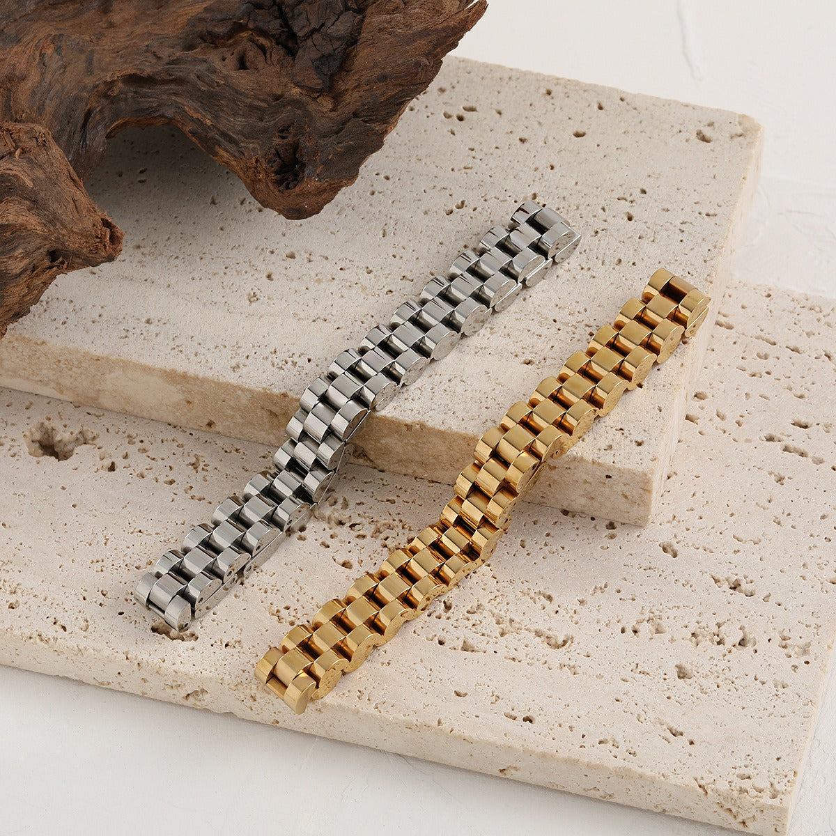Bianca – Kettenarmband im Uhrenstil