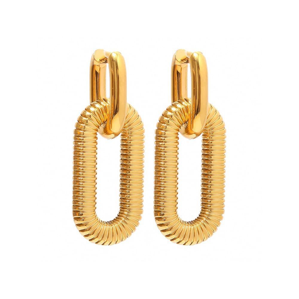 Mariz – Strahlende Cuban Chain Ohrringe