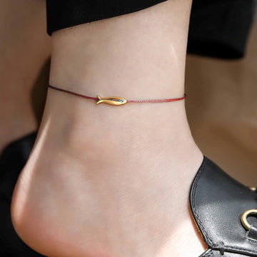 Solara – Elegantes Glitzer-Fußarmband
