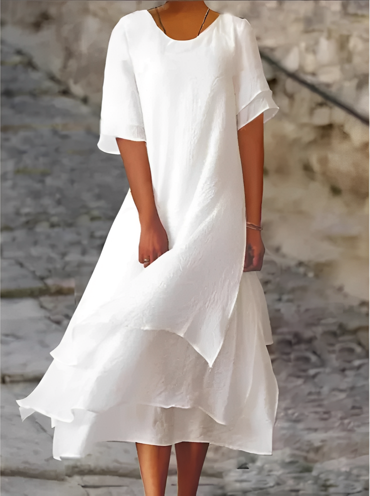 Tianna - Bequemes und fließendes Maxikleid für Frauen