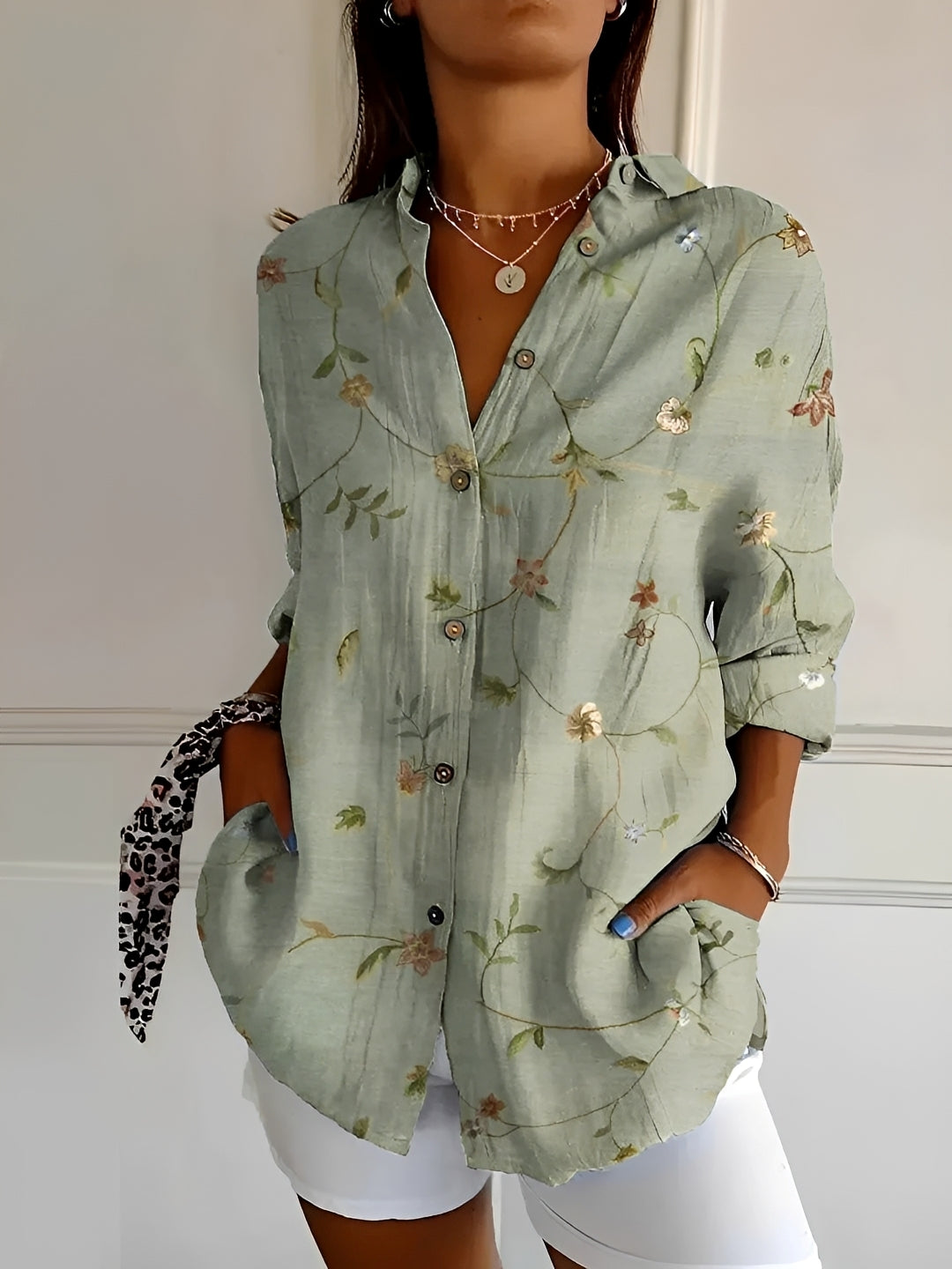 Chantelle - Bluse elegant mit Knopfleiste für Frauen