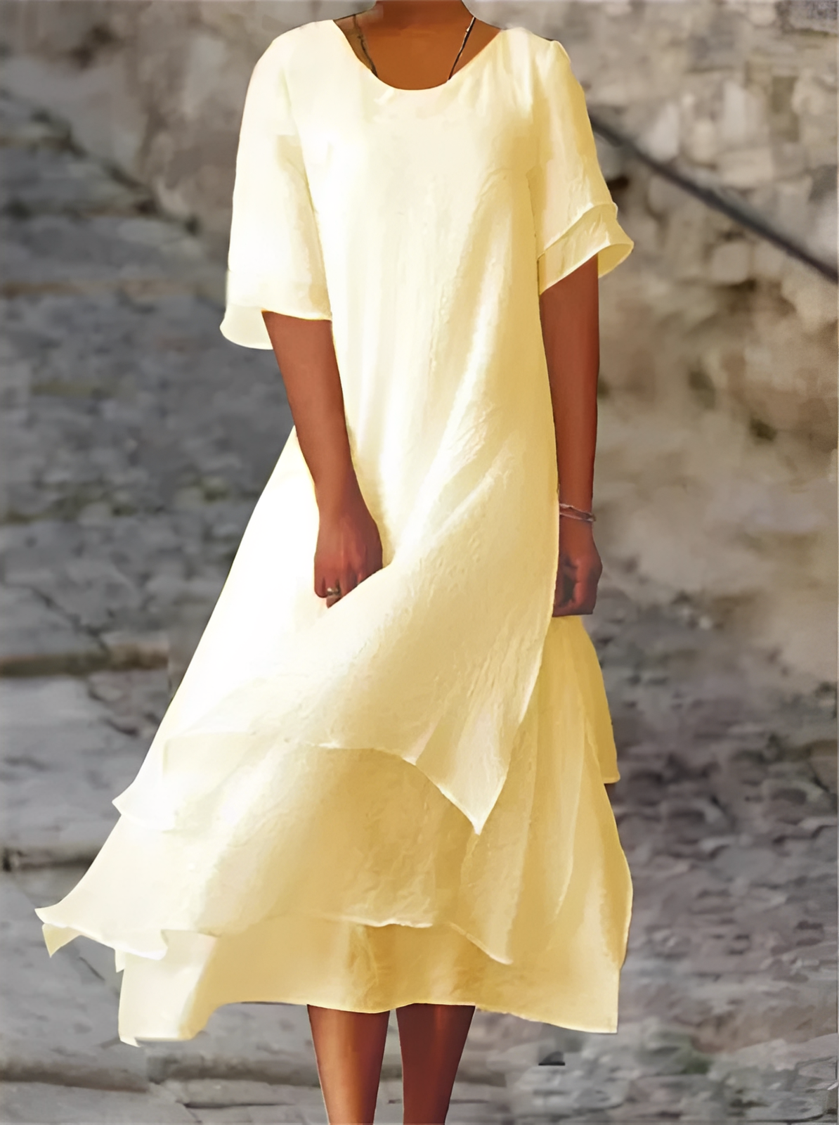 Tianna - Bequemes und fließendes Maxikleid für Frauen
