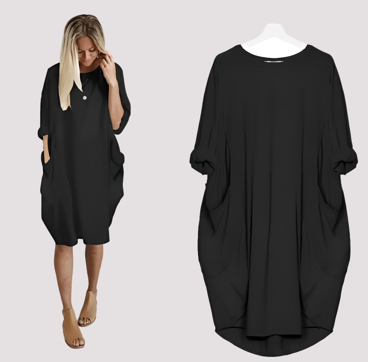 Kate - Lockeres und weites Kleid für Frauen