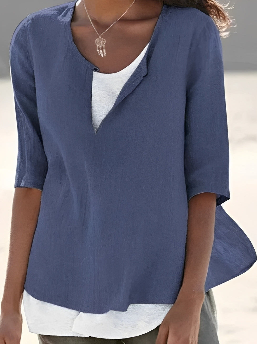 Shania - Bluse elegant mit Lageneffekt für Frauen