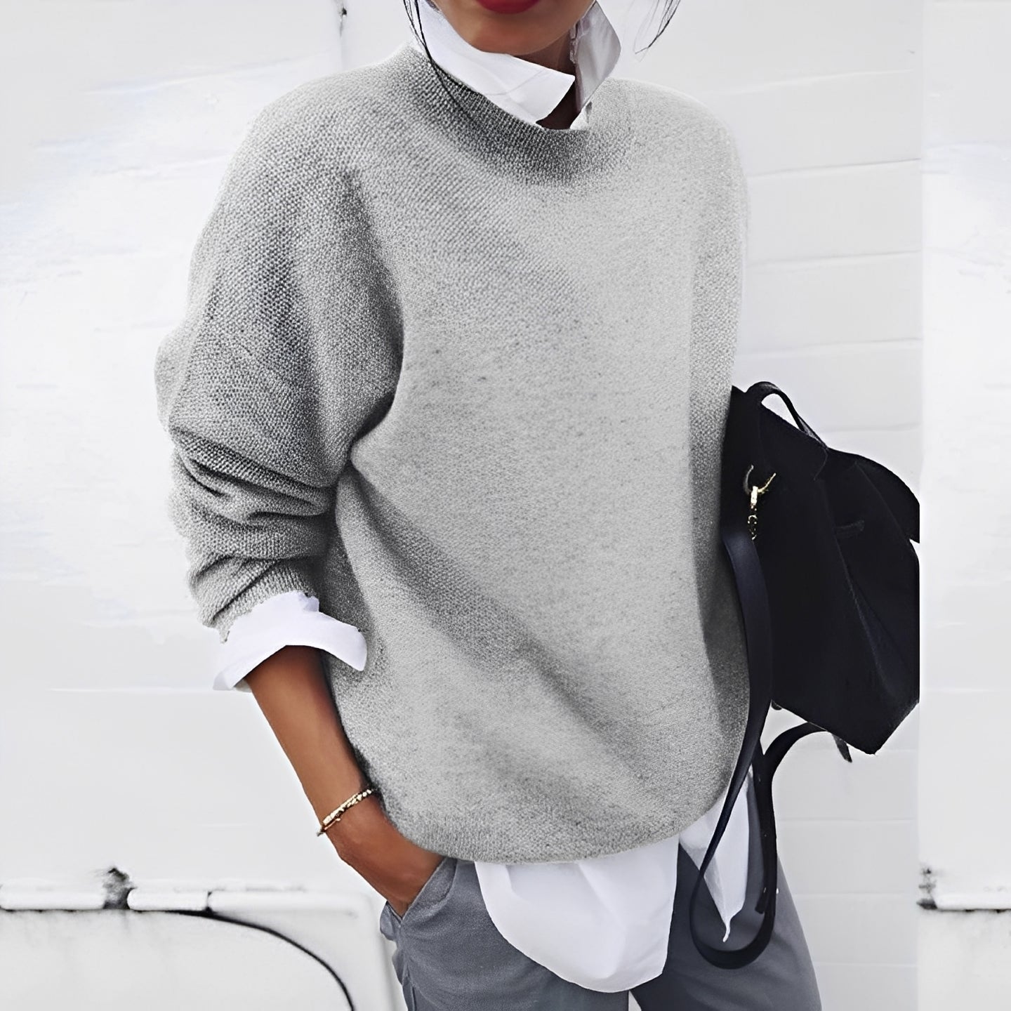 Zinnia - Ein bequemer und legerer Damenpullover