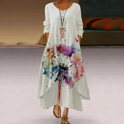 Kalin - Elegantes Kleid mit unregelmäßigem Saum für Frauen