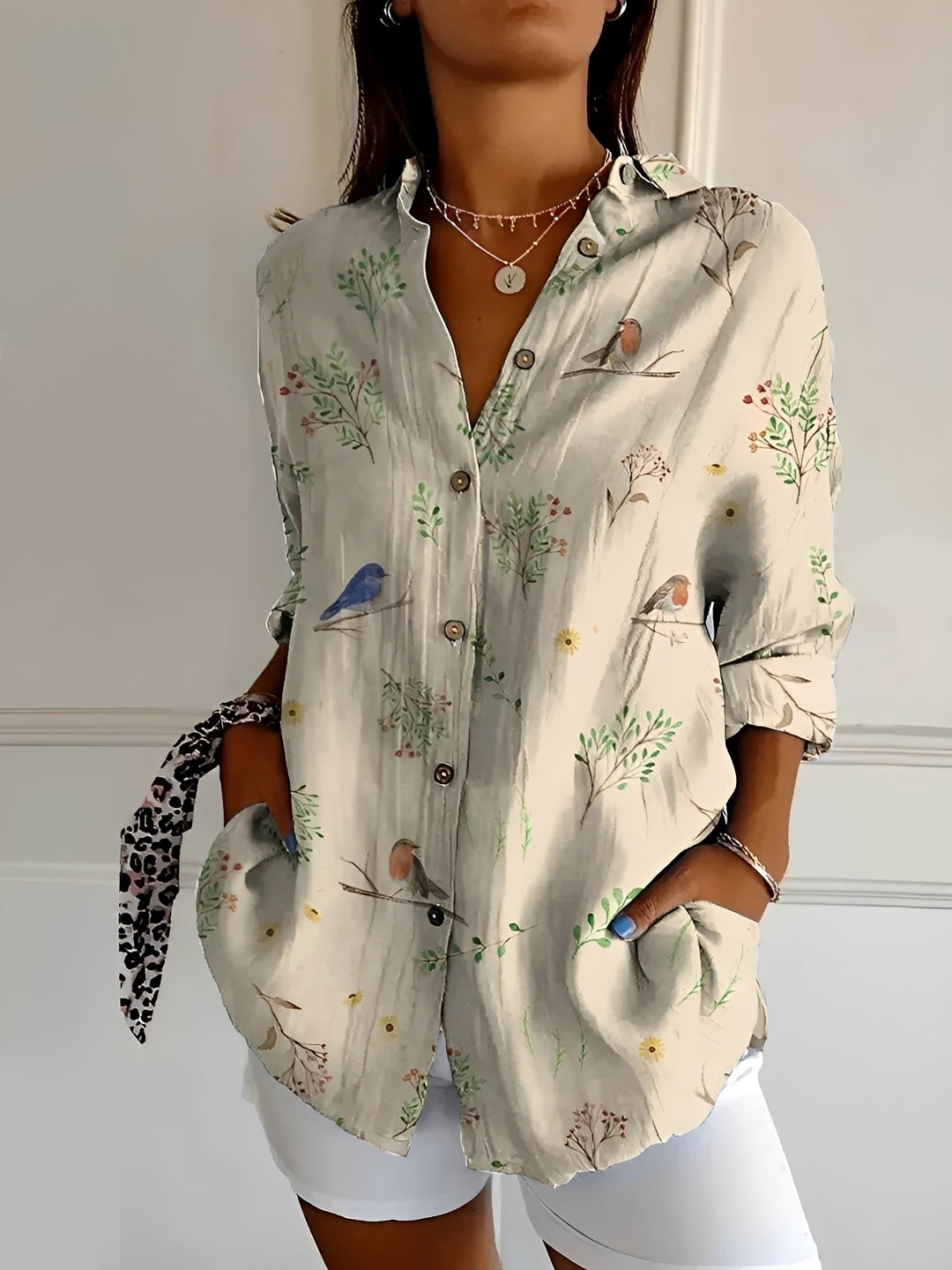Chantelle - Bluse elegant mit Knopfleiste für Frauen