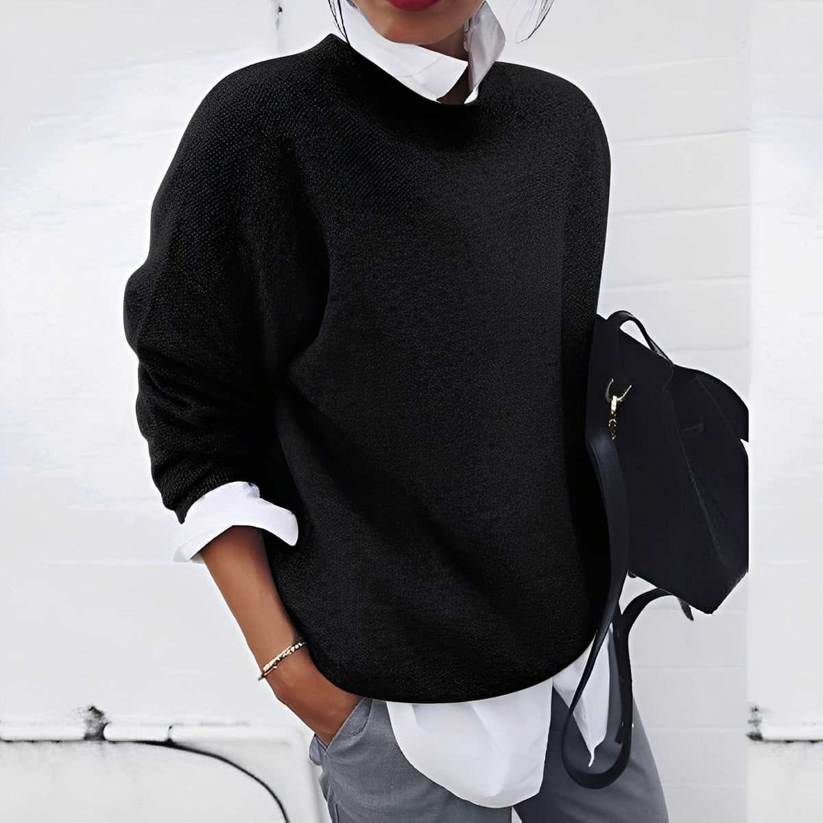Zinnia - Ein bequemer und legerer Damenpullover