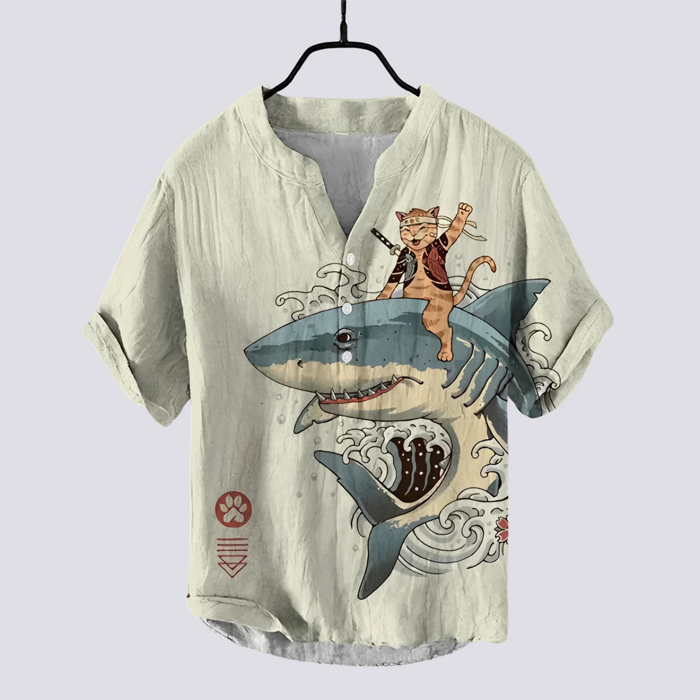Fiona - Elegantes T-Shirt mit künstlerischem Druck für Frauen