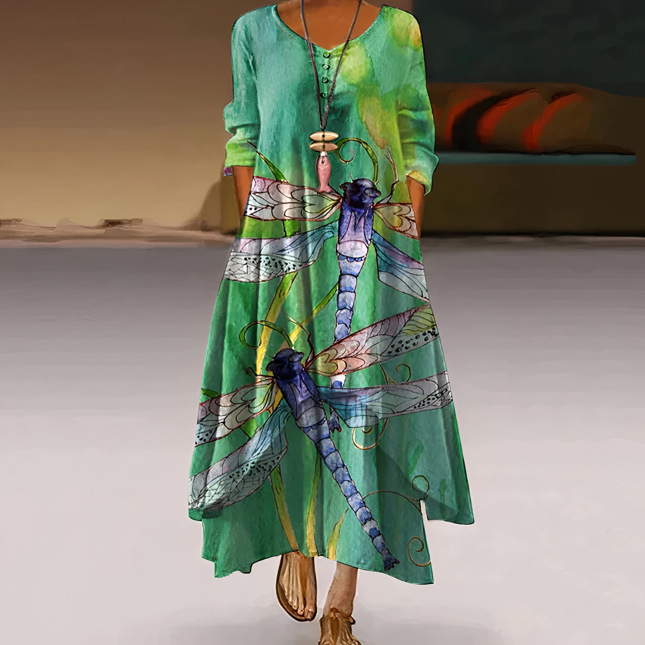 Kalin - Elegantes Kleid mit unregelmäßigem Saum für Frauen