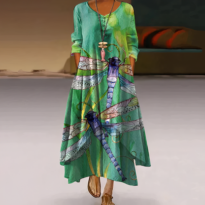 Kalin - Elegantes Kleid mit unregelmäßigem Saum für Frauen