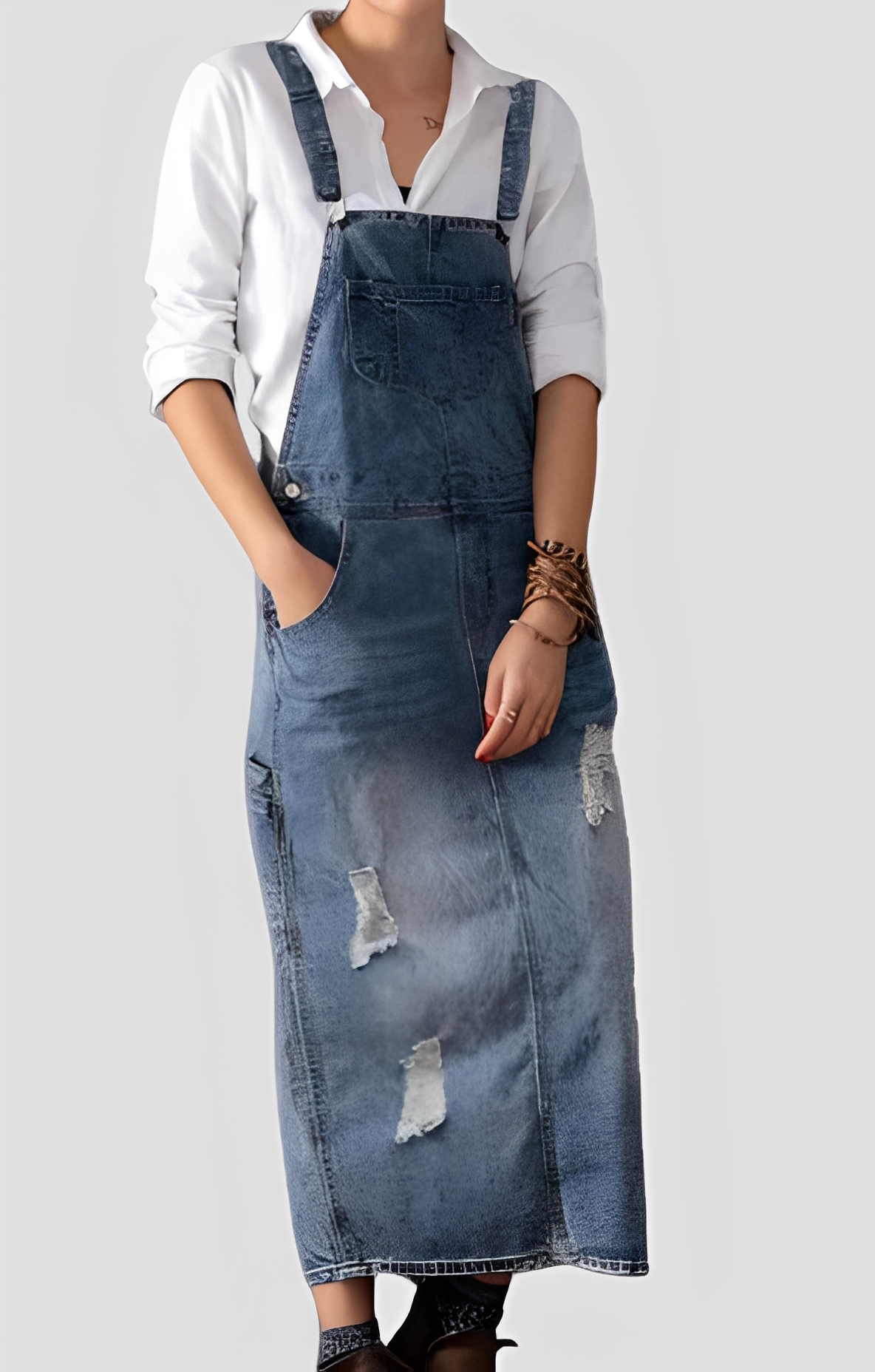 Katya - Eleganter Jeans-Overall für Frauen
