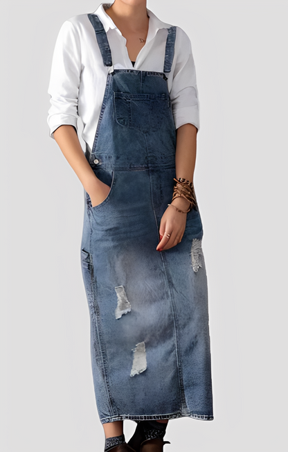 Katya - Eleganter Jeans-Overall für Frauen