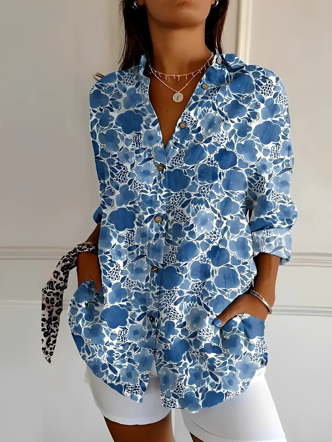 Chantelle - Bluse elegant mit Knopfleiste für Frauen