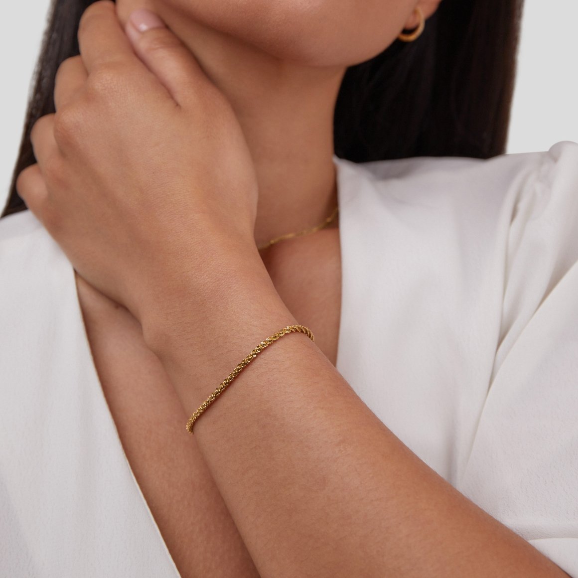 Kai – Elegantes 18K Goldarmband