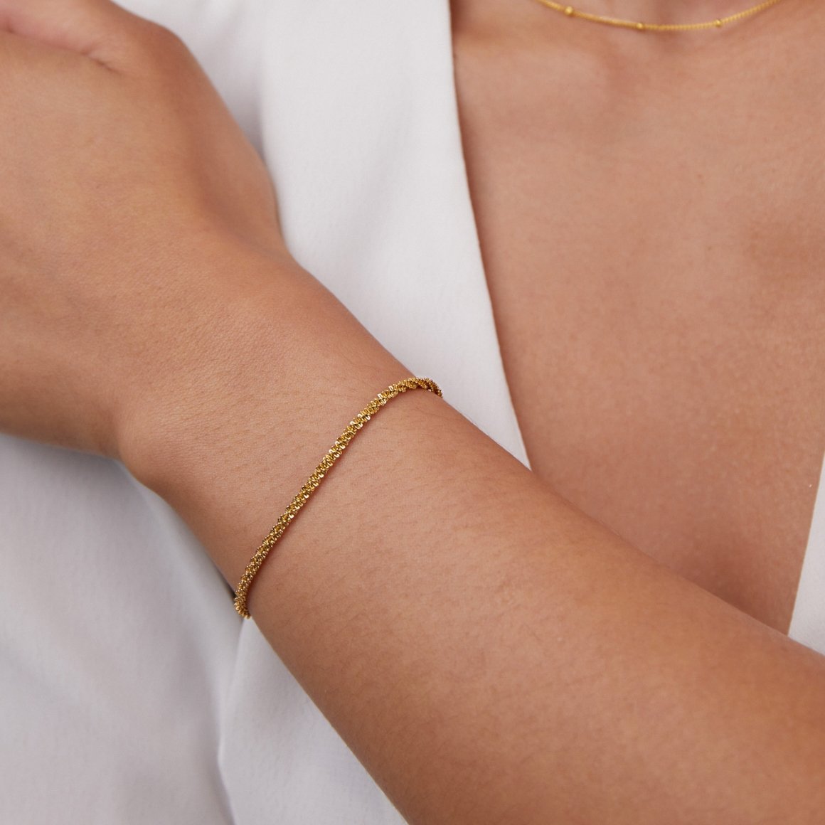 Kai – Elegantes 18K Goldarmband