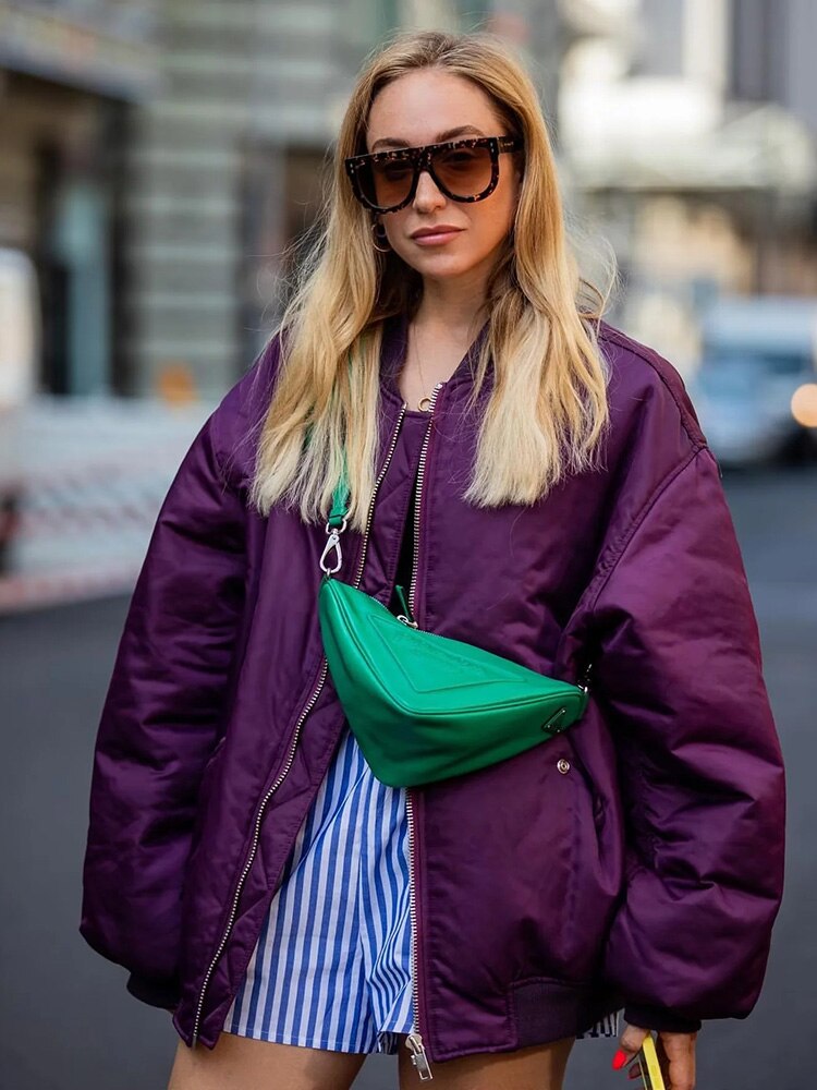 Vanessa – Oversize-Bomberjacke für Damen