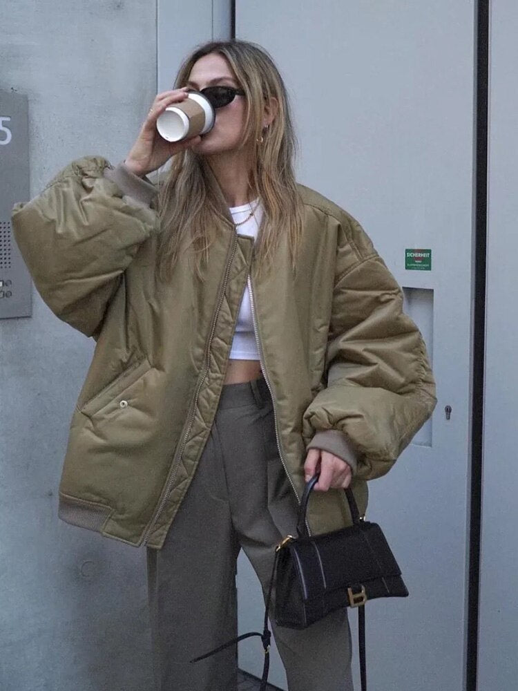 Vanessa – Oversize-Bomberjacke für Damen