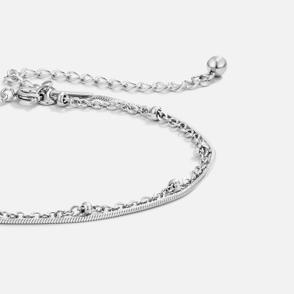 Oya - Schichtarmband aus Silber
