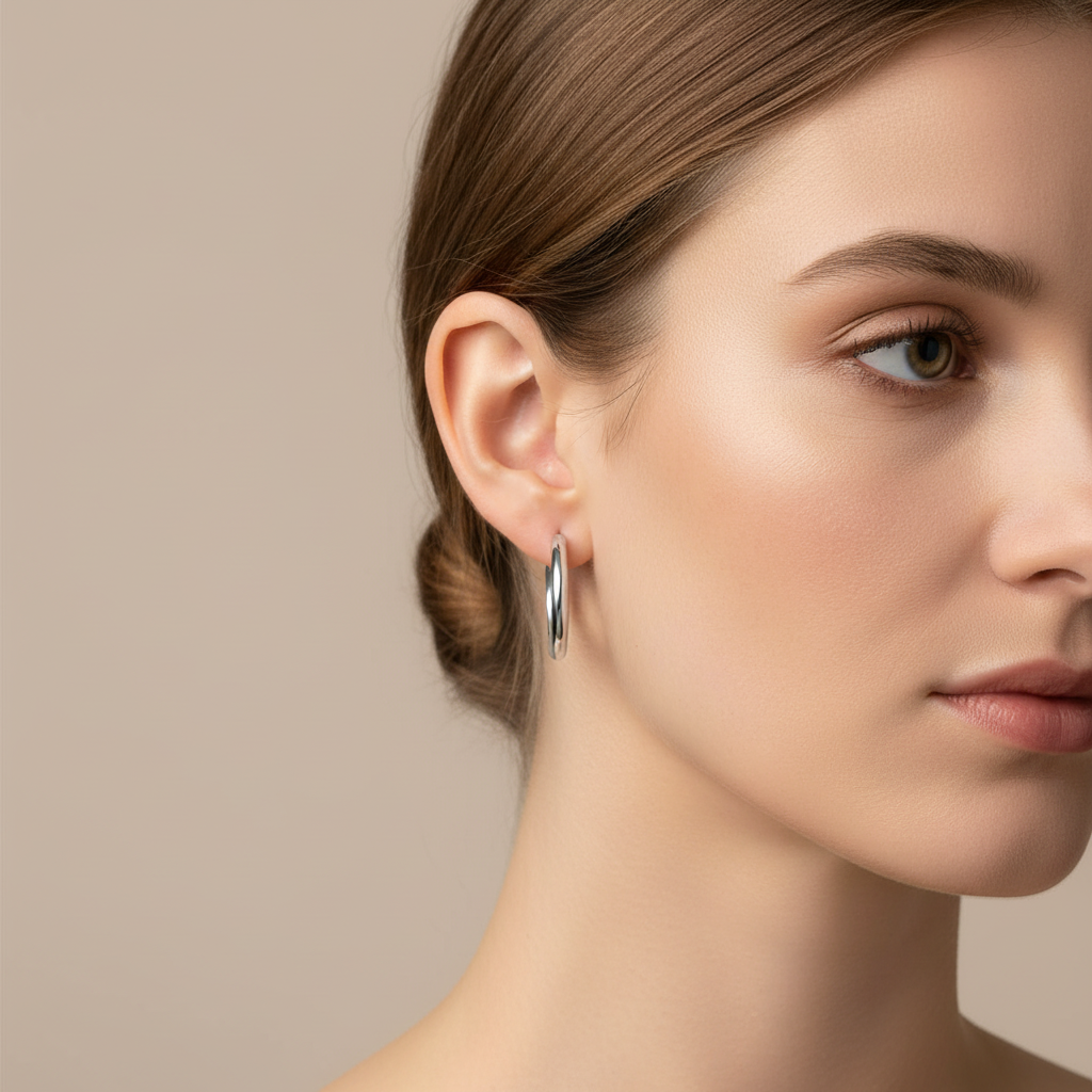 Celia – Stilvolle goldene Creolen