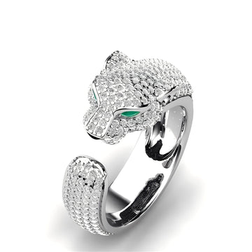 Mika – Anpassbarer Ring aus Roségold-Jaguar