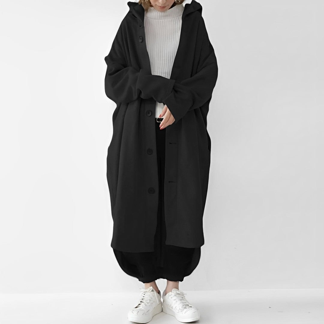Cailyn - Kuscheliger langer Trenchcoat
