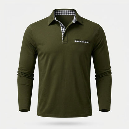 Rupert - Komfortables Langarm-Poloshirt für Herren